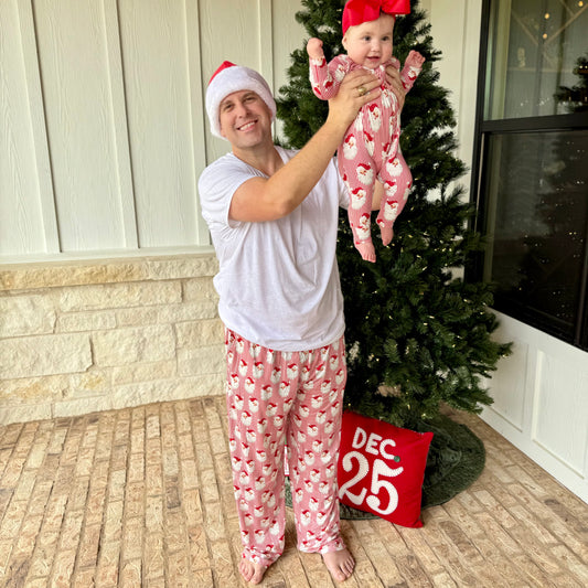 Men's Pajama Pants | Santa Baby Red