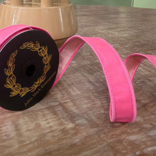 John Mark | Taffeta DBL Fused Pink | 1"