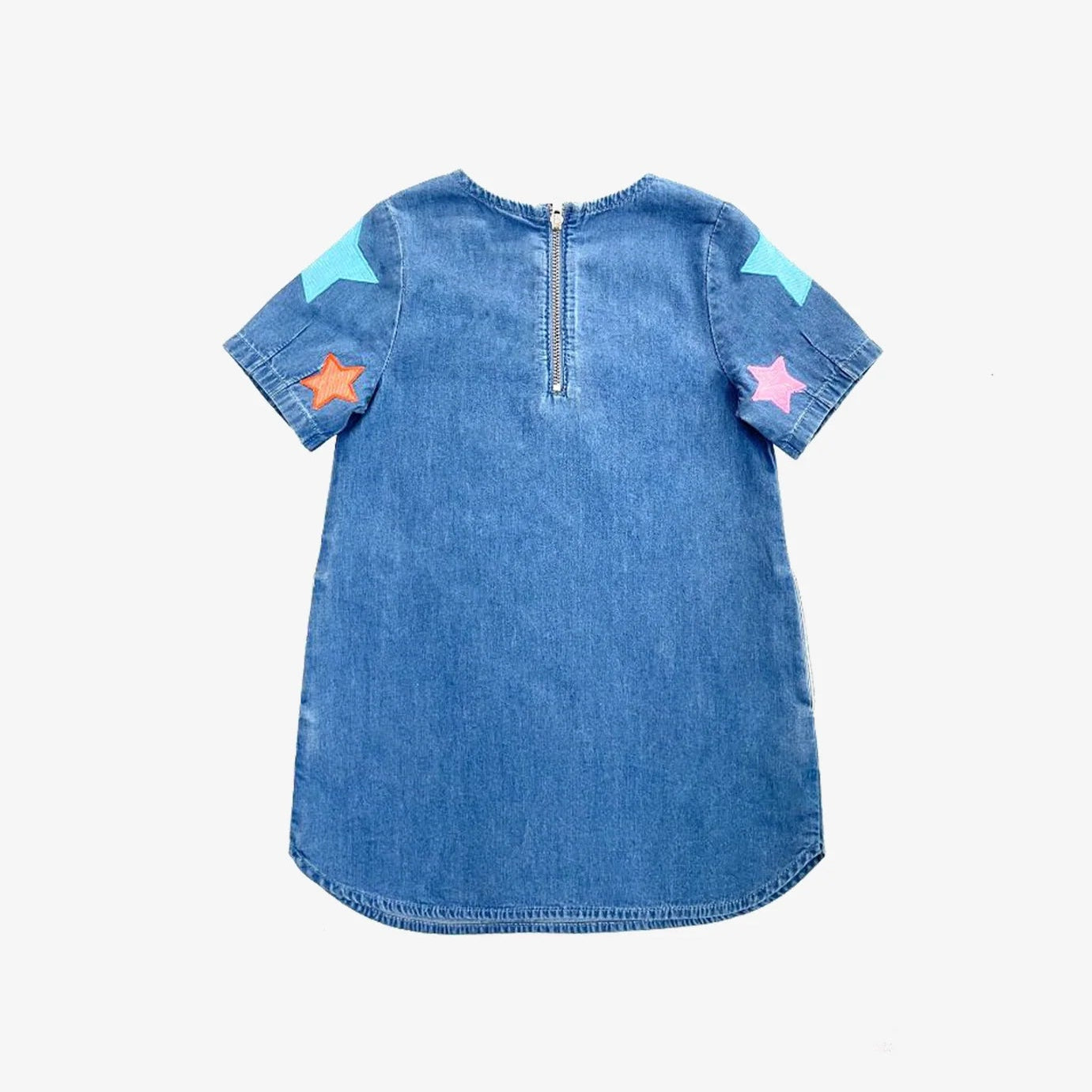 Rainbow Star Denim Dress