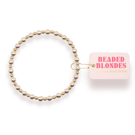 Katy Bracelet in Silver with Gold | Extended