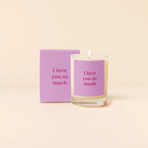 Candle Rocks Glass  | ILY So Much