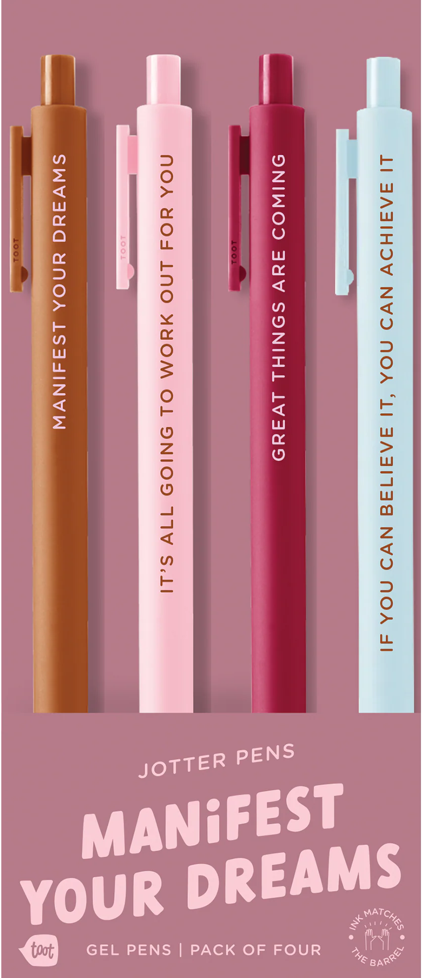 Jotter Sets 4 Pack | Manifest Your Dreams