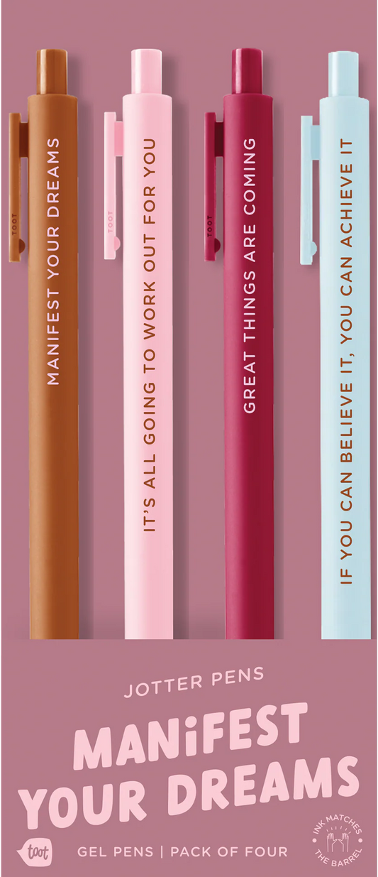Jotter Sets 4 Pack | Manifest Your Dreams