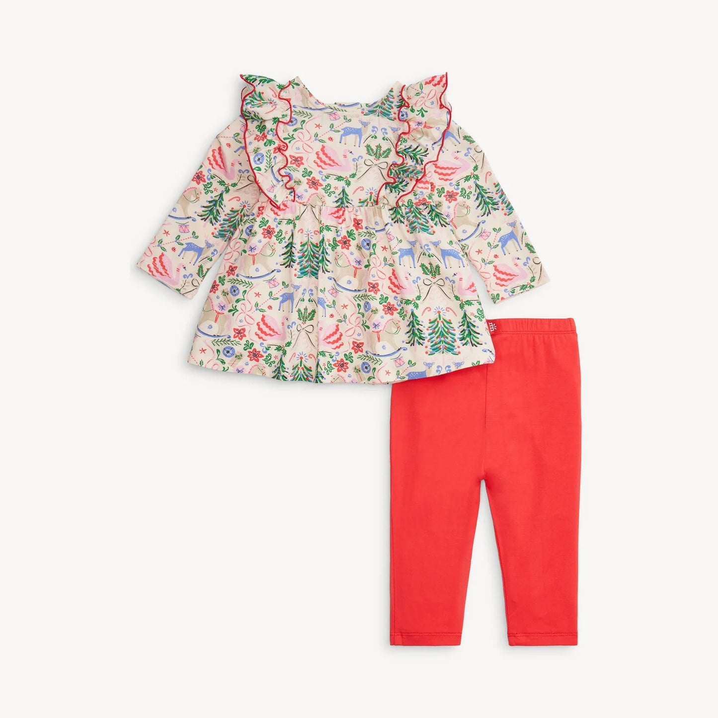 Sugar Plum Dreams Modal Magnetic Baby Dress & Legging Set