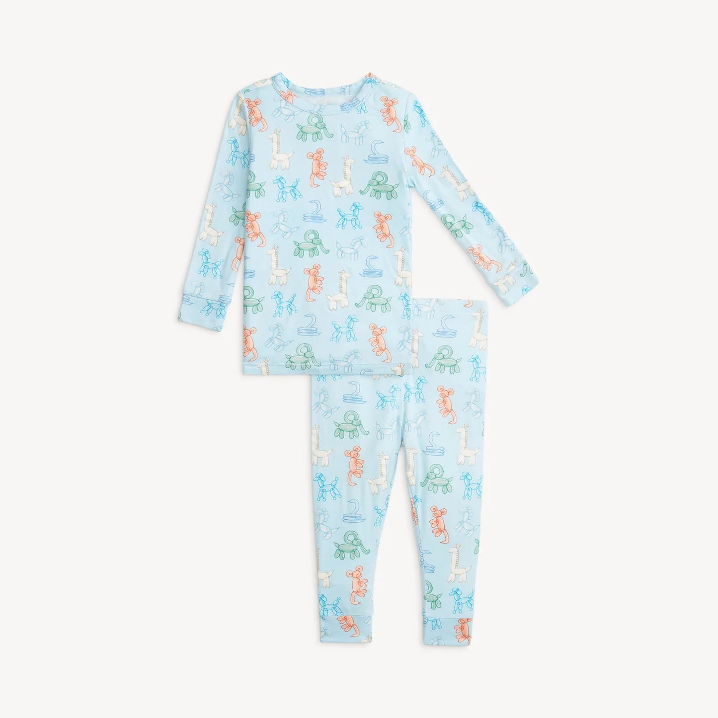 Blue Party Animals Glow in the Dark | Modal Magnetic PJ Set