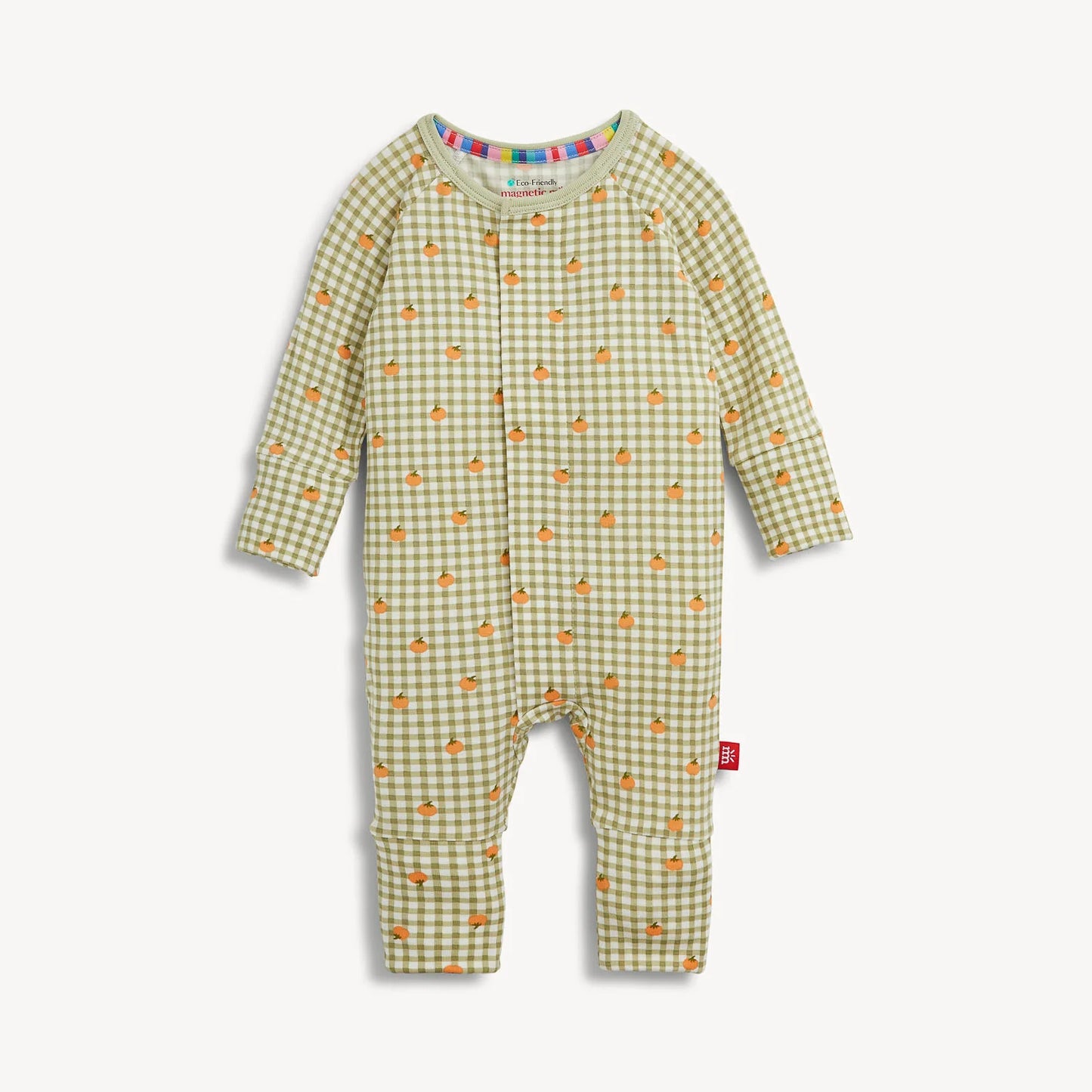 Pumpkin Plaid | Modal Magnetic Convertible Coverall