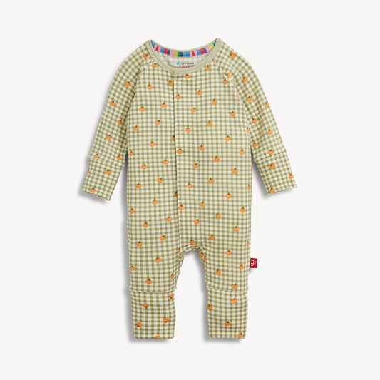 Pumpkin Plaid | Modal Magnetic Convertible Coverall