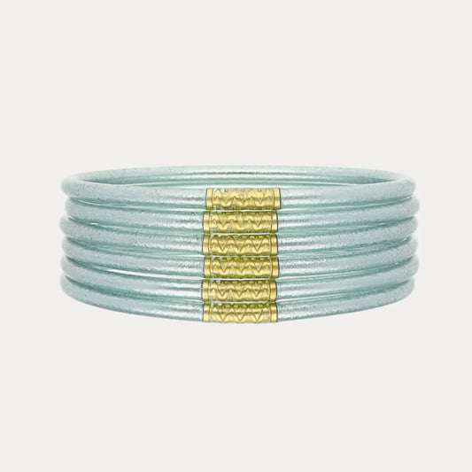 Mint Lumine All Weather Bangles® (Set of 6)