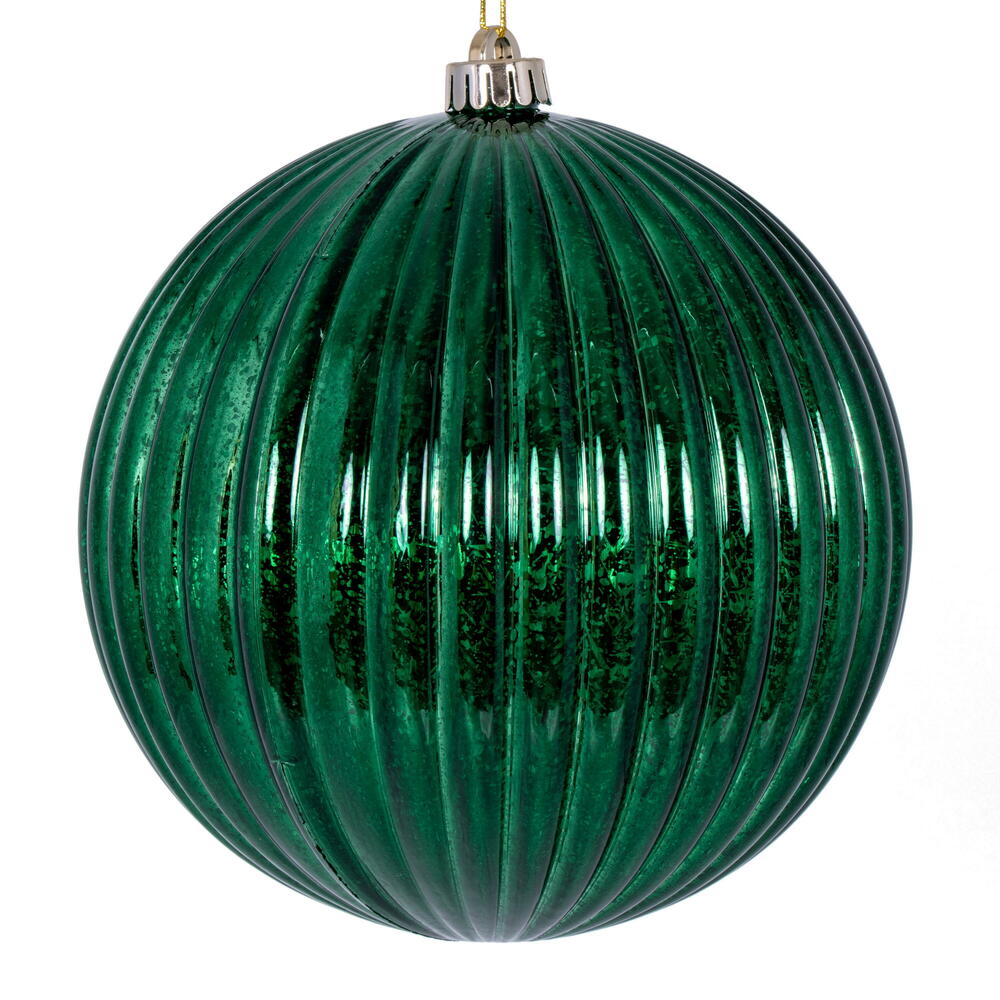 8" Mercury Lined Ball Ornament