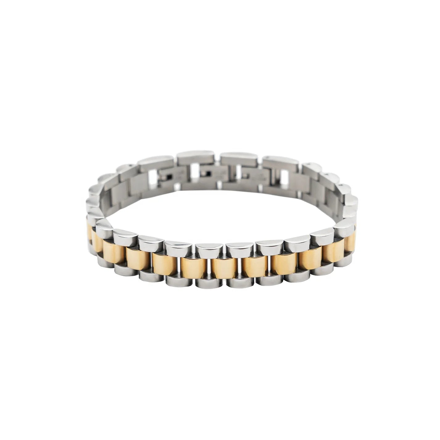 Two Tone Watch Band Bracelet | Brenda Grands