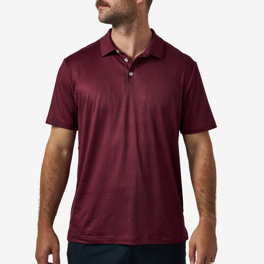 Performance Polo | Vintage Helmets | Maroon
