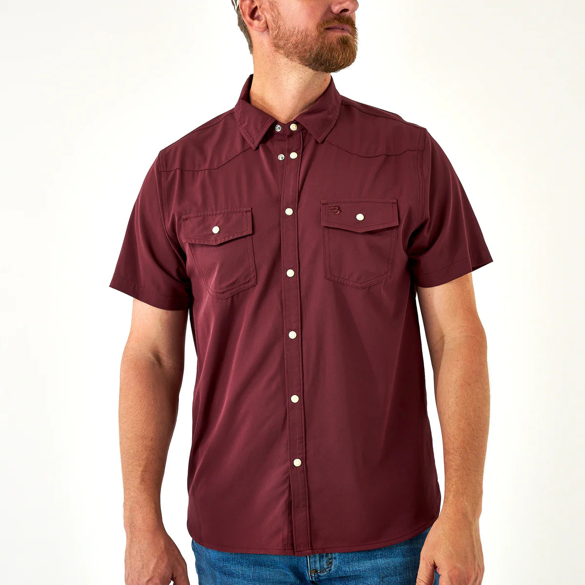 Performance Western Shirt | Maroon