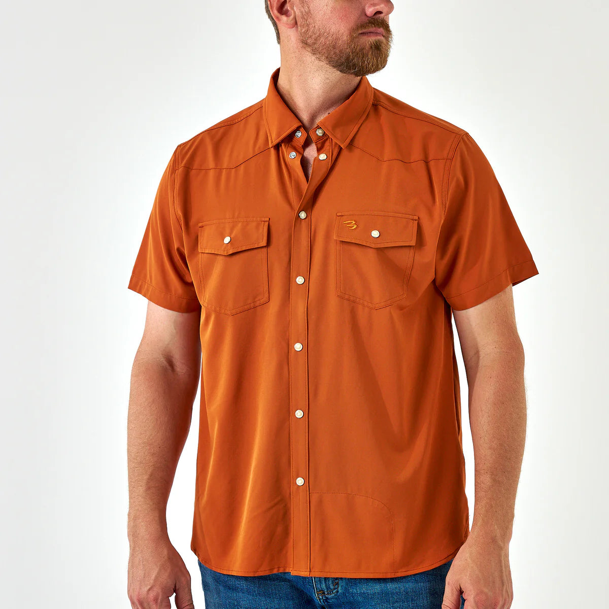 Performance Western Shirt | Orange