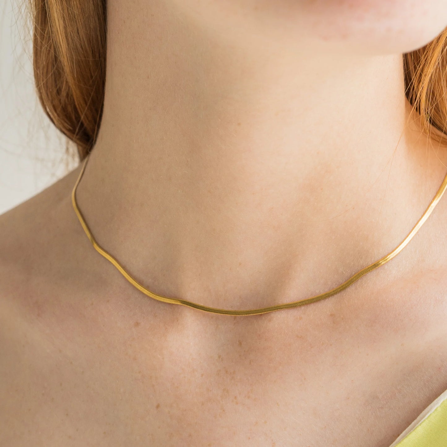 Micro Herringbone Necklace | Brenda Grands