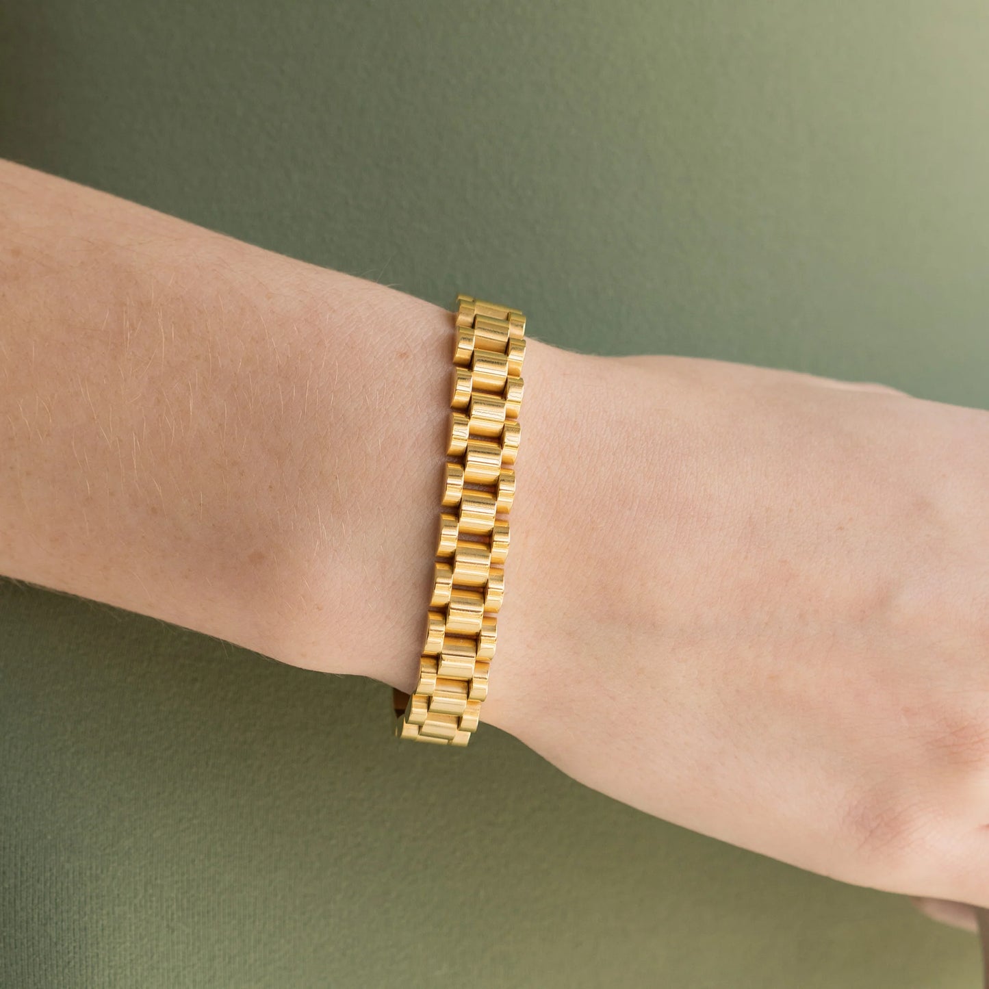 Gold Watch Band Bracelet | Brenda Grands