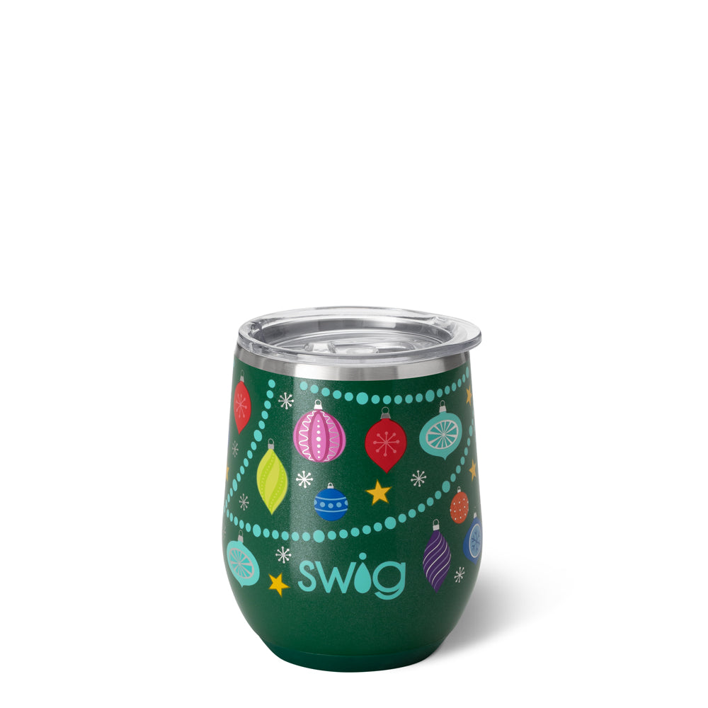 O Christmas Tree Stemless Wine Cup (12oz)