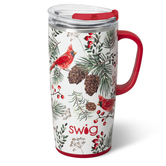 Winter Cardinals | Travel Mug 22oz