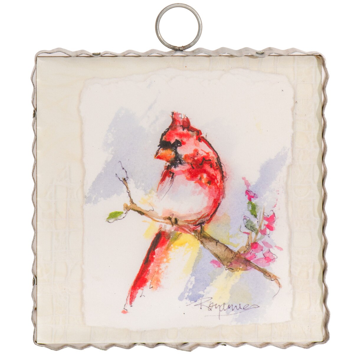 Mini Cardinal Watercolor Print