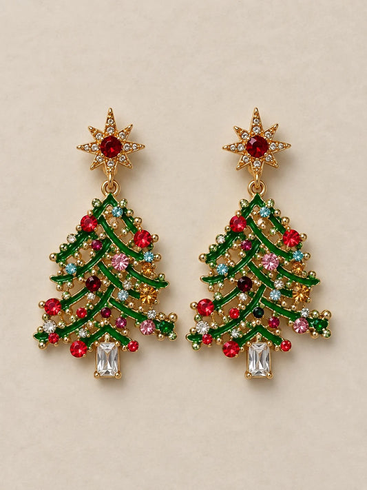 Christmas Tree with Sparkling stones