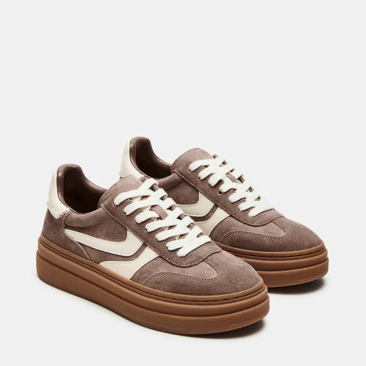 Steve Madden | Dodge Suede Low Top Gum Sole Platform Sneakers