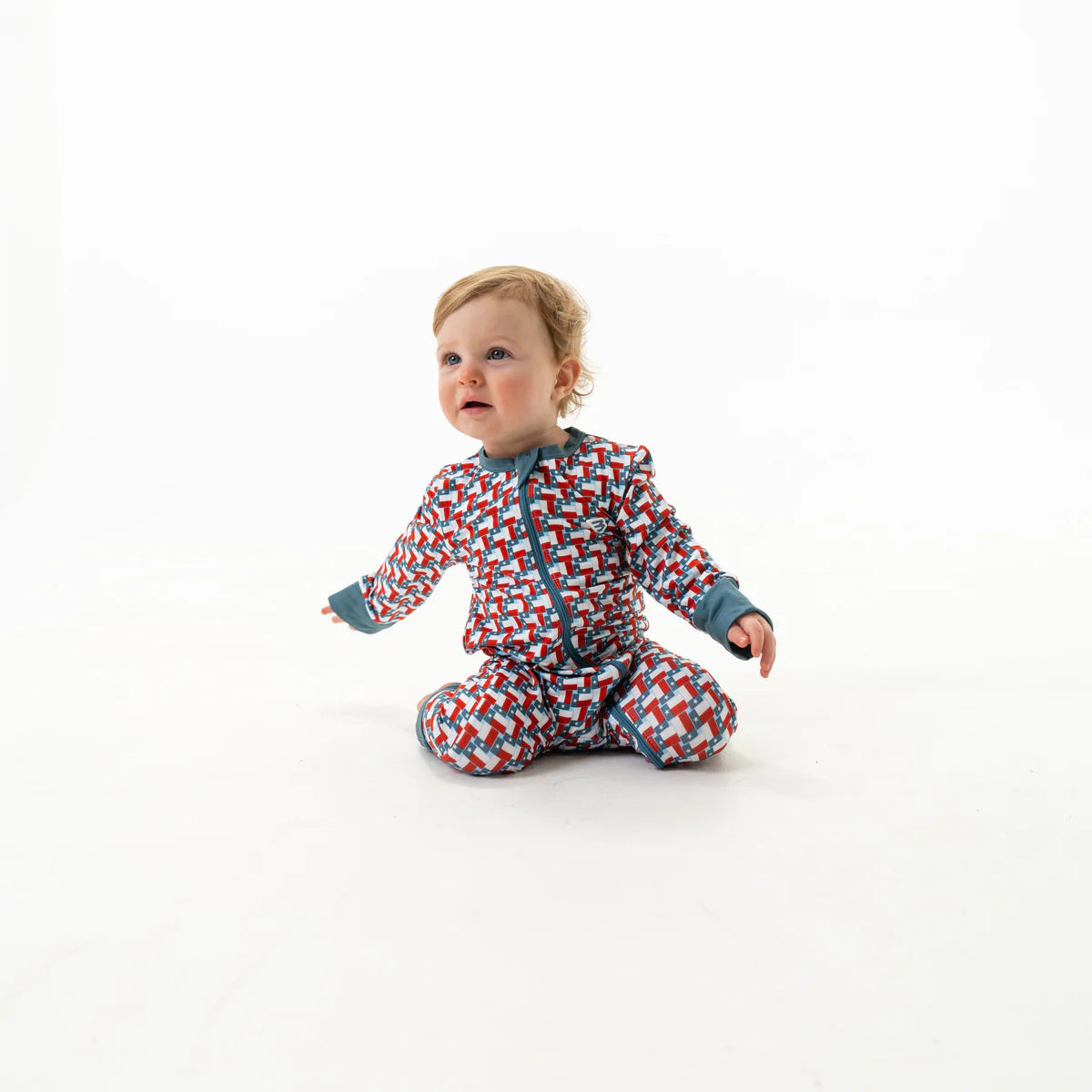 Baby Zip Up | Texas Flag
