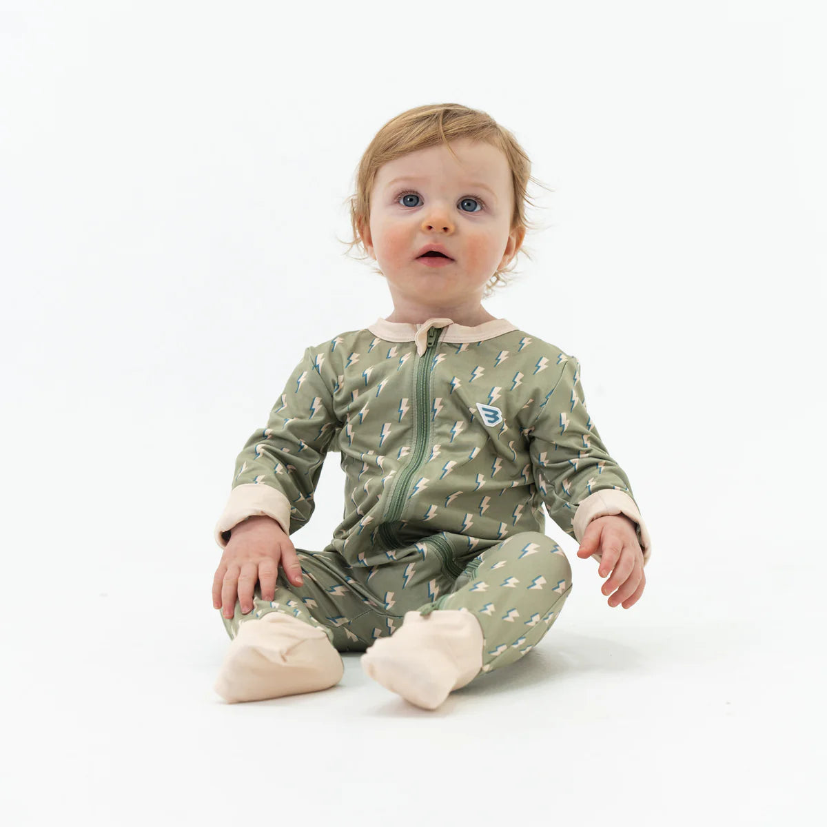 Baby Zip Up | Sage Lightning
