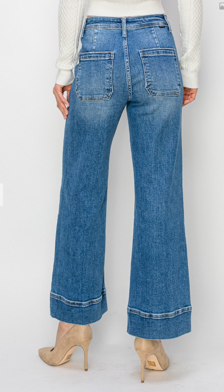 Mallory Jeans | Crop Wide Jeans