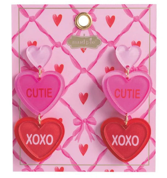 Double Heart Earrings