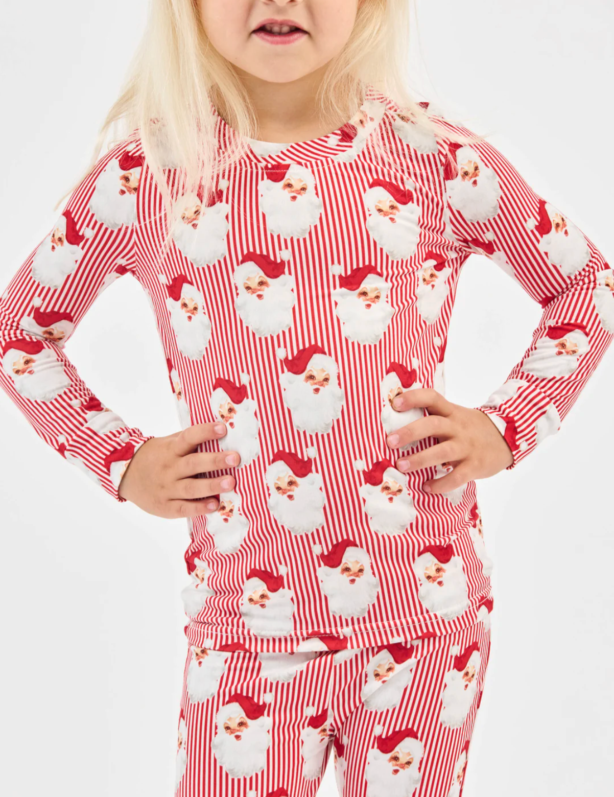 Toddler Pajama Set | Santa Baby Red