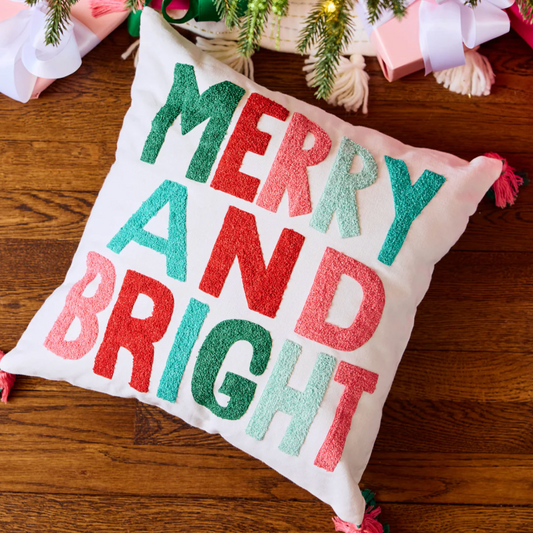 Square Pillow | Merry & Bright