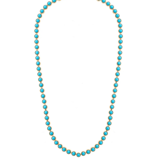 Albuquerque Tennis Necklace in Turquoise