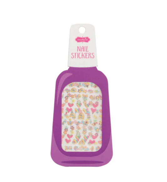 Purple Girl Nail Stickers