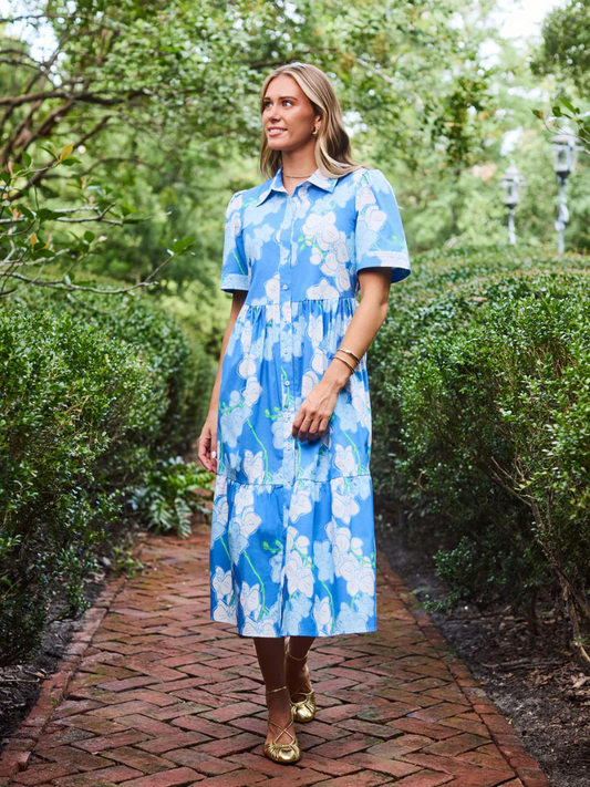 Jema Dress | Orchid Reverie Blue