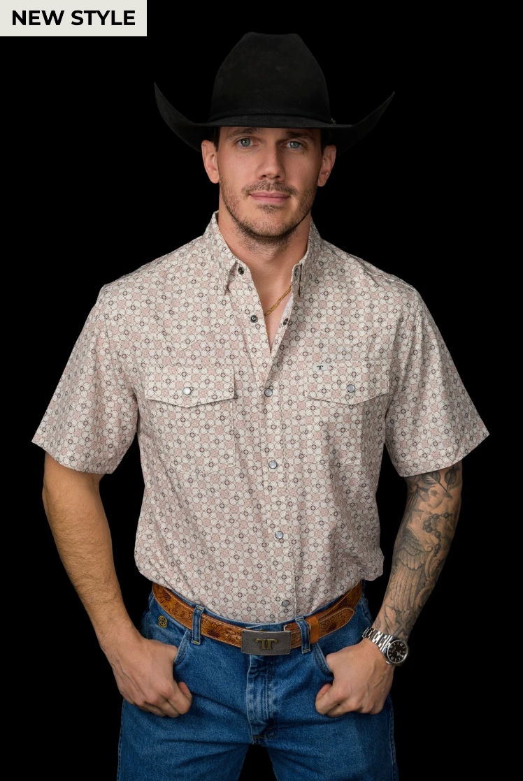 The Callen Short Sleeve Pearl Snap Shirt
