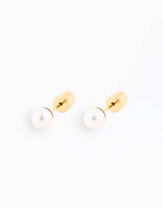 Jolene Waterproof Pearl Stud Earrings