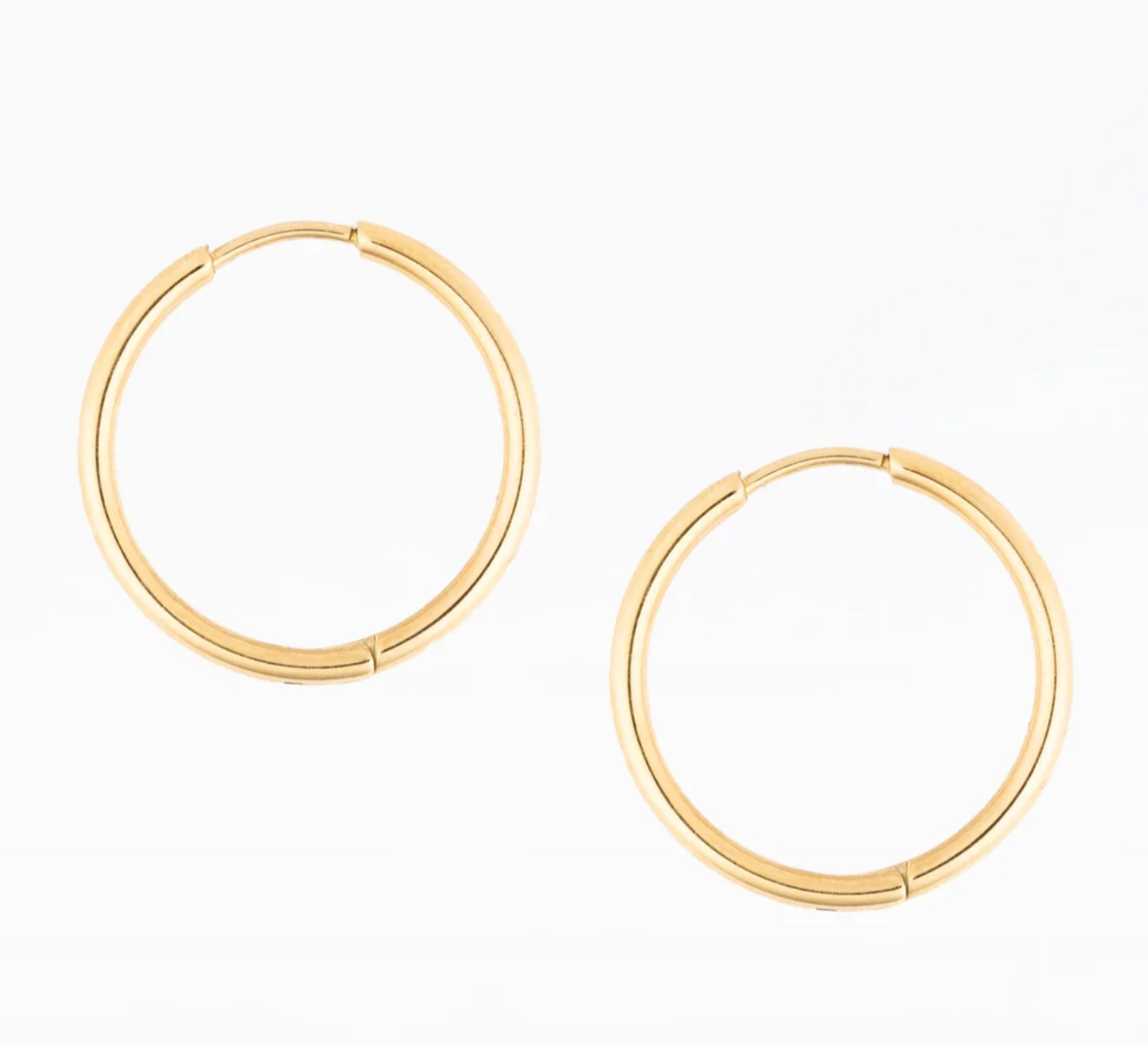 Amelia Waterproof Hoop Earrings | Large