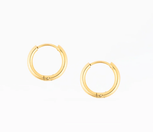 Amelia Waterproof Hoop Earrings | Small