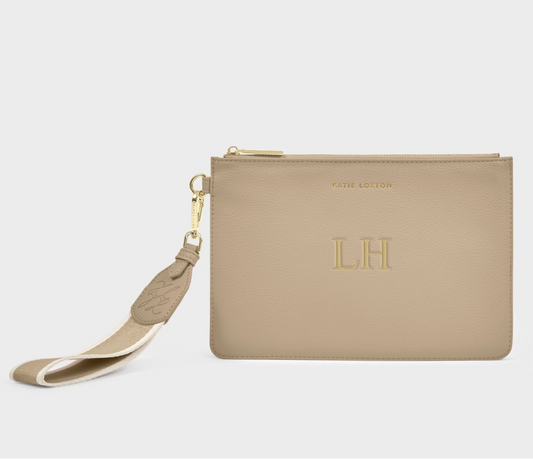Lottie Wristlet l Light Taupe