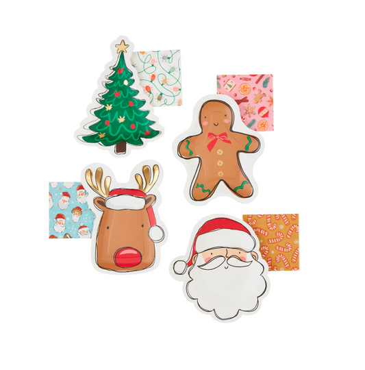 Christmas Paper Plate & Napkin Sets