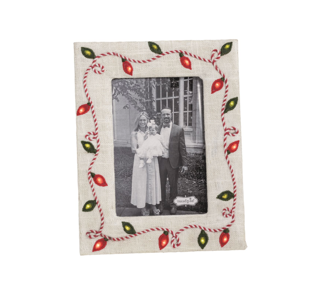 Christmas Lights Light-Up Frame