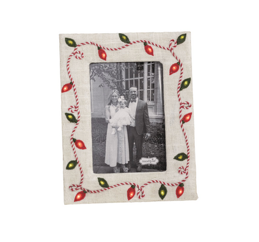 Christmas Lights Light-Up Frame