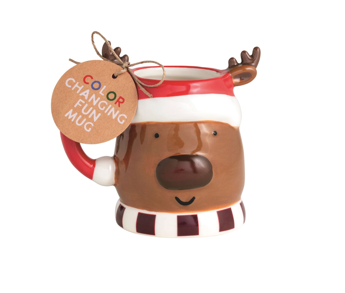 Reindeer Color Changing Christmas Mug