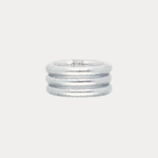 Silver All Weather Rings (Set of 3)