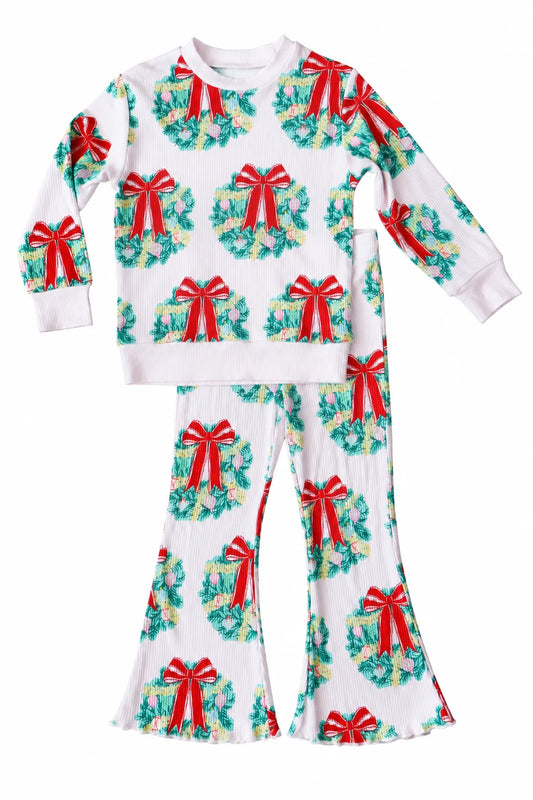 Sweatshirt & Leggings Set | Wreaths