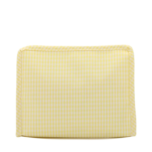 TRVL Roadie Medium Zip Pouch - Gingham Buttercup