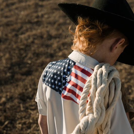 Youth Performance Western Shirt | All American