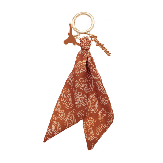 Texas Longhorns Logo Bandana Bag Charm