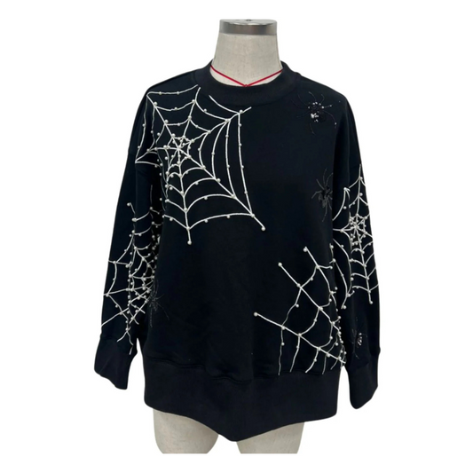 Pearl Webs Spider Sweatshirt