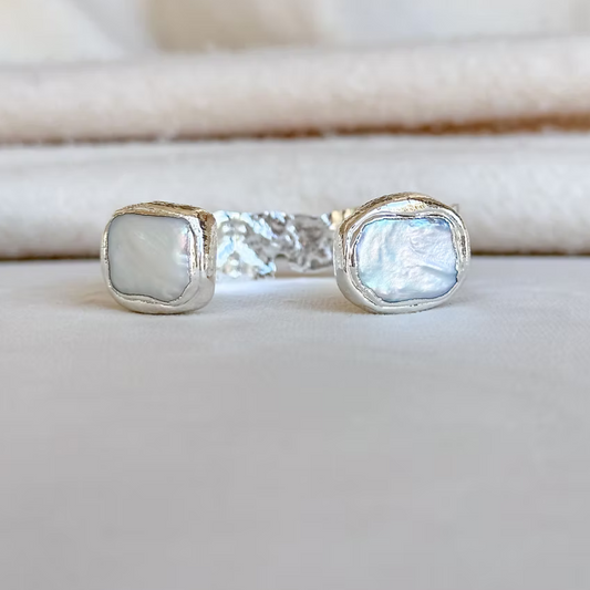 Mist Cuff - Medium Silver