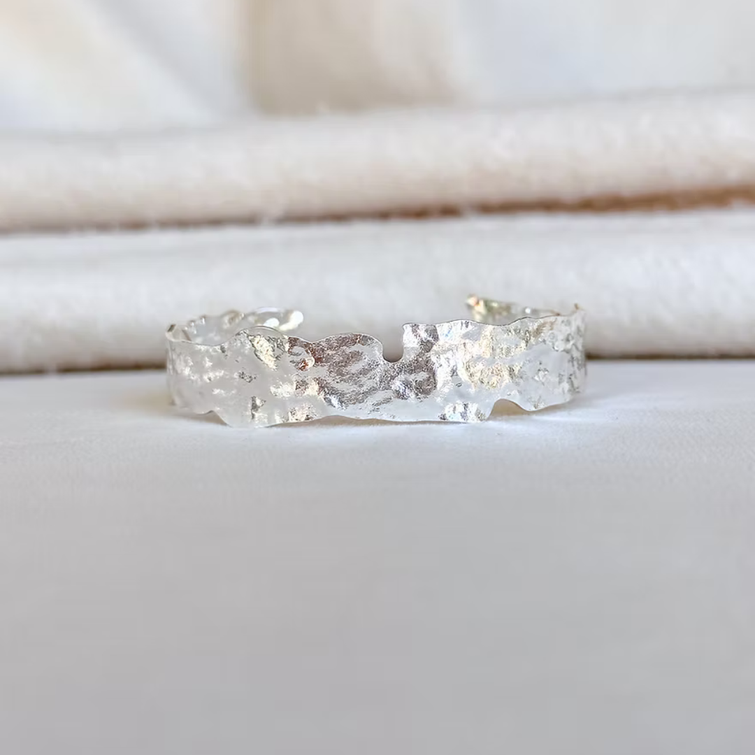Plated Cuff - Silver | Thick